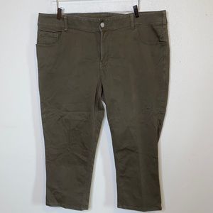 Lane Bryant Olive Green Pants Sz 22